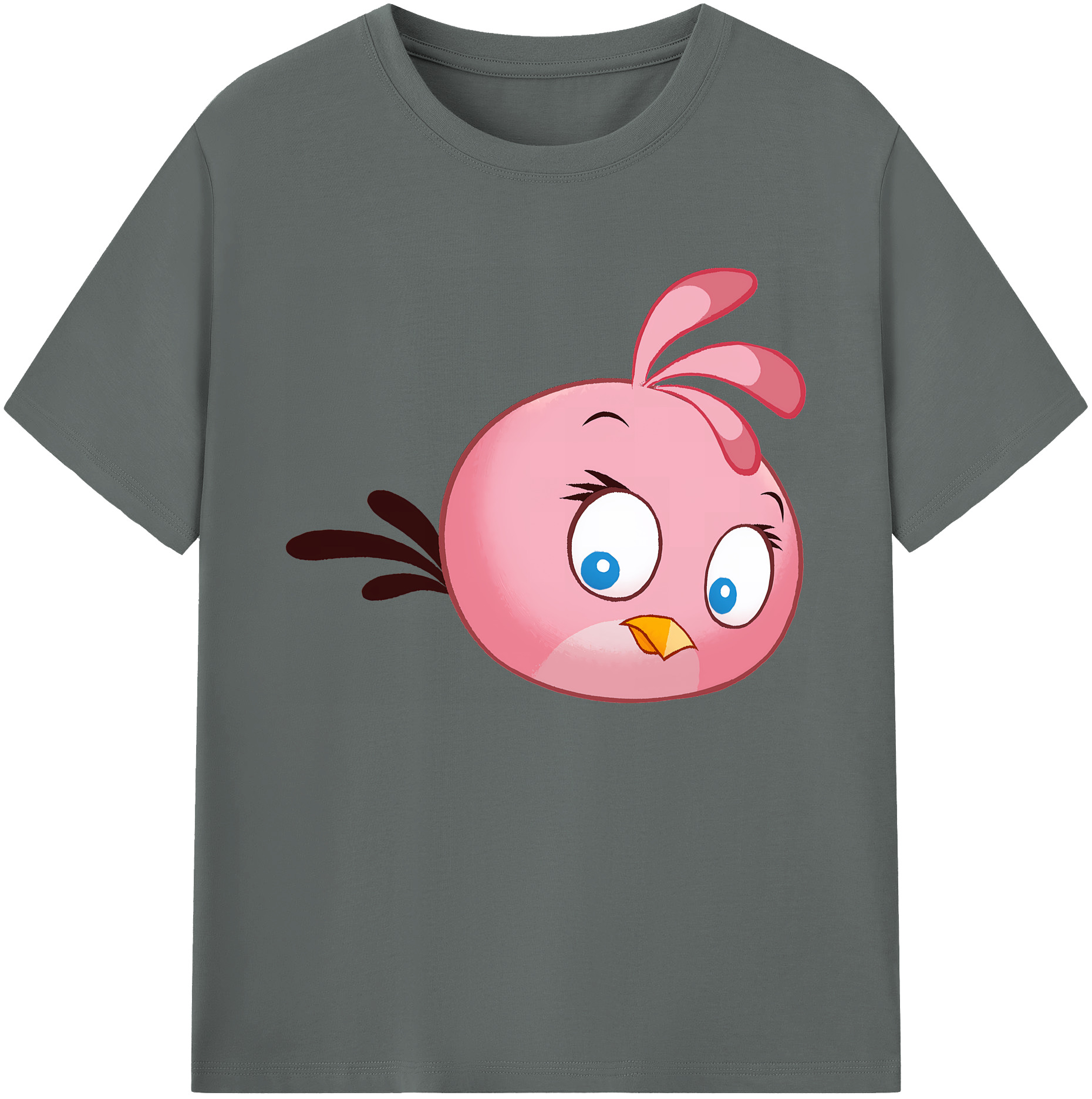 （画像用） Angry Birds アングリーバード 綿100％ メンズ半袖Tシャツ｜肌触りやわらか＆通気性